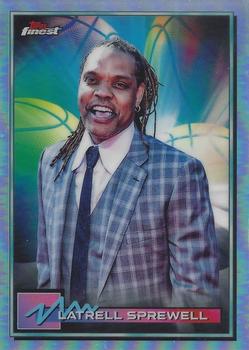 2021 Topps Finest - Refractor #7 Latrell Sprewell Front