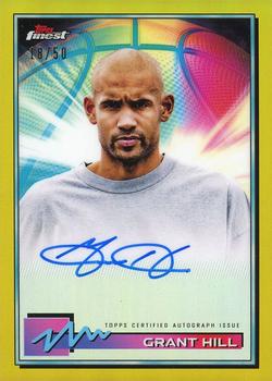 2021 Topps Finest - Autographs Gold #FA-GH Grant Hill Front