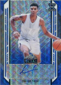 2021-22 Leaf Metal - Blue Wave #BA-IT1 Isaiah Todd Front