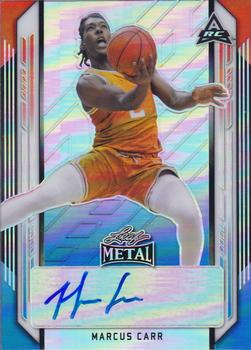 2021-22 Leaf Metal - Red White Blue Rainbow #BA-MC1 Marcus Carr Front
