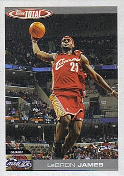 2004-05 Topps Total #4 Lebron James Front