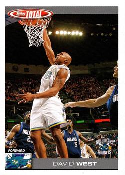 2004-05 Topps Total #17 David West Front