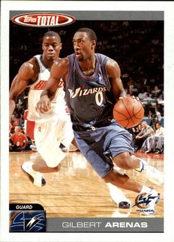 2004-05 Topps Total #28 Gilbert Arenas Front