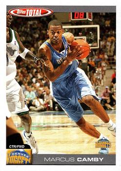 2004-05 Topps Total #57 Marcus Camby Front