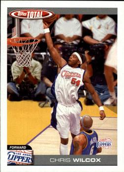 2004-05 Topps Total #219 Chris Wilcox Front