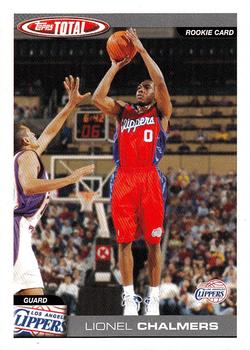 2004-05 Topps Total #312 Lionel Chalmers Front