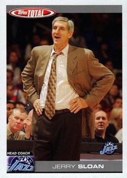 2004-05 Topps Total #417 Jerry Sloan Front