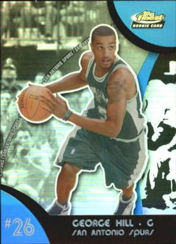 2007-08 Finest - Refractors Blue #126 George Hill Front