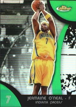 2007-08 Finest - Refractors Green #7 Jermaine O'Neal Front
