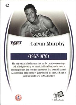 2007-08 Press Pass Legends - Gold #42 Calvin Murphy Back