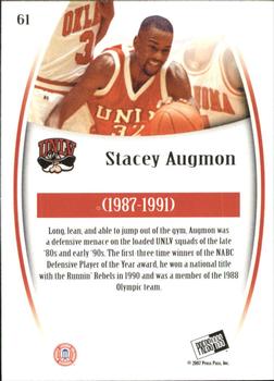 2007-08 Press Pass Legends - Gold #61 Stacey Augmon Back