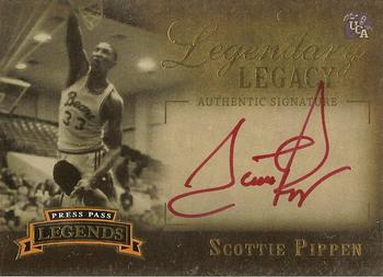2007-08 Press Pass Legends - Legendary Legacy Marks #LL-SP Scottie Pippen Front