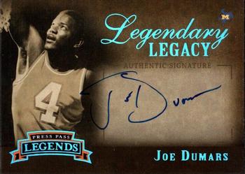 2007-08 Press Pass Legends - Legendary Legacy Marks Platinum #5 Joe Dumars Front