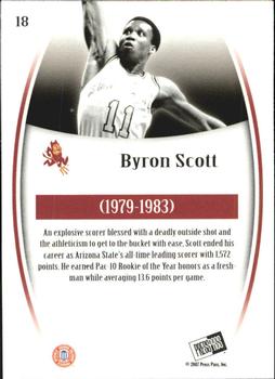 2007-08 Press Pass Legends - Silver #18 Byron Scott Back