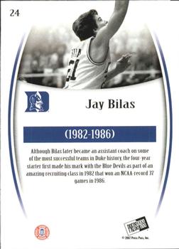 2007-08 Press Pass Legends - Silver #24 Jay Bilas Back