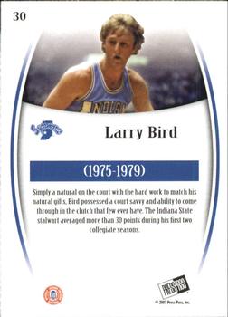 2007-08 Press Pass Legends - Silver #30 Larry Bird Back