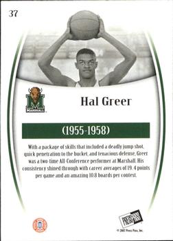 2007-08 Press Pass Legends - Silver #37 Hal Greer Back