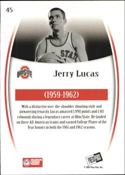 2007-08 Press Pass Legends - Silver #45 Jerry Lucas Back