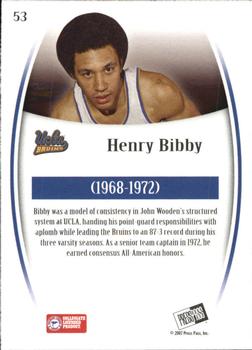 2007-08 Press Pass Legends - Silver #53 Henry Bibby Back
