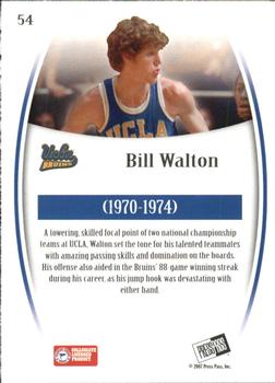 2007-08 Press Pass Legends - Silver #54 Bill Walton Back