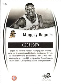 2007-08 Press Pass Legends - Silver #66 Muggsy Bogues Back
