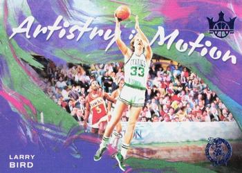 2021-22 Panini Court Kings - Artistry in Motion Amethyst #30 Larry Bird Front