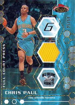 2007-08 Stadium Club - Full Court Press Relics Gold #FCPR-CP Chris Paul Front