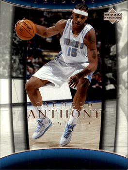 2004-05 Upper Deck Trilogy #23 Carmelo Anthony Front