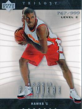 2004-05 Upper Deck Trilogy #124 Donta Smith Front