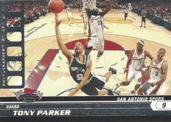 2007-08 Stadium Club - Photographer's Proof Silver #69 Tony Parker Front