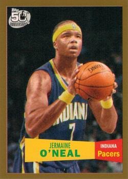 2007-08 Topps - 1957-58 Variations Gold #7 Jermaine O'Neal Front
