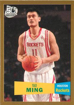 2007-08 Topps - 1957-58 Variations Gold #11 Yao Ming Front
