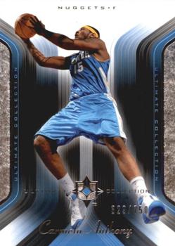 2004-05 Upper Deck Ultimate Collection #23 Carmelo Anthony Front