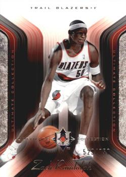 2004-05 Upper Deck Ultimate Collection #91 Zach Randolph Front