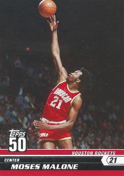 2007-08 Topps - 50th Anniversary #4 Moses Malone Front