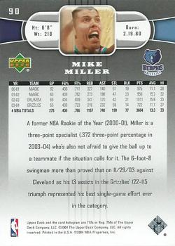 2004-05 Upper Deck #90 Mike Miller Back