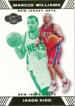 2007-08 Topps Co-Signers - Gold Green #5 Jason Kidd / Marcus Williams Front