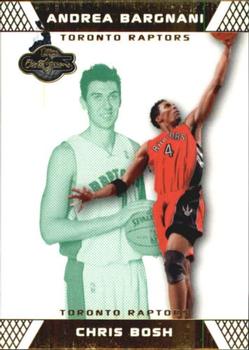 2007-08 Topps Co-Signers - Gold Green #28 Chris Bosh / Andrea Bargnani Front