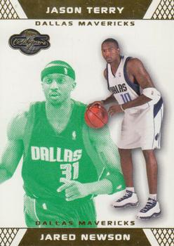 2007-08 Topps Co-Signers - Gold Green #79 Jared Newson / Jason Terry Front