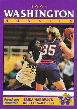 1990-91 Washington Huskies #NNO Erika Hardwick Front