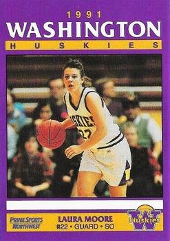 1990-91 Washington Huskies #NNO Laura Moore Front