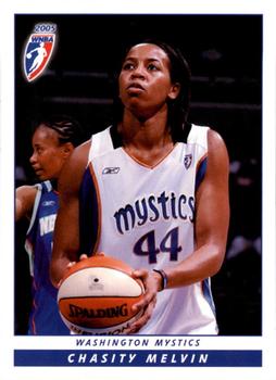 2005 Rittenhouse WNBA #4 Chasity Melvin Front