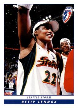 2005 Rittenhouse WNBA #9 Betty Lennox Front