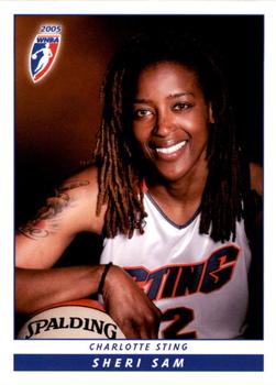2005 Rittenhouse WNBA #84 Sheri Sam Front