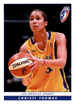 2005 Rittenhouse WNBA #96 Christi Thomas Front