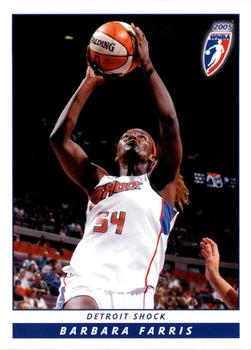 2005 Rittenhouse WNBA #98 Barbara Farris Front
