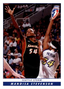 2005 Rittenhouse WNBA #99 Mandisa Stevenson Front