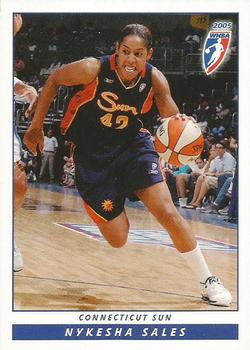 2005 Rittenhouse WNBA #100 Nykesha Sales Front