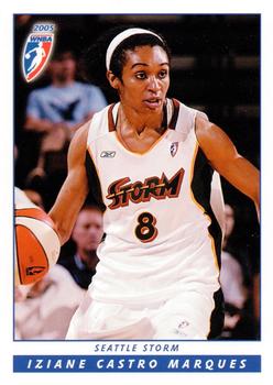 2005 Rittenhouse WNBA #104 Iziane Castro Marques Front