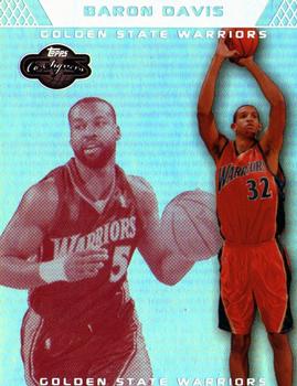 2007-08 Topps Co-Signers - Silver Red Foil #89 Brandan Wright / Baron Davis Front